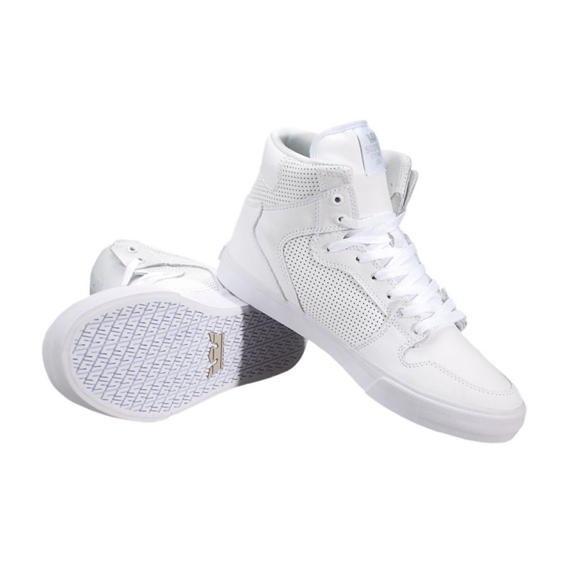 Altos Supra Vaider Hombre Blancos | GVFAX1678