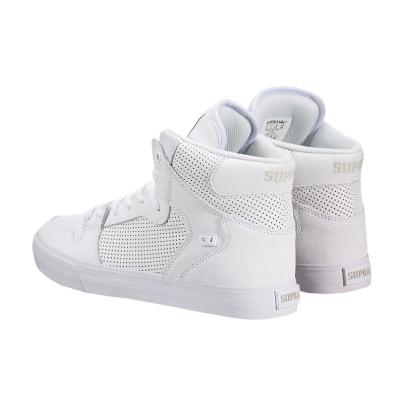 Altos Supra Vaider Hombre Blancos | GVFAX1678