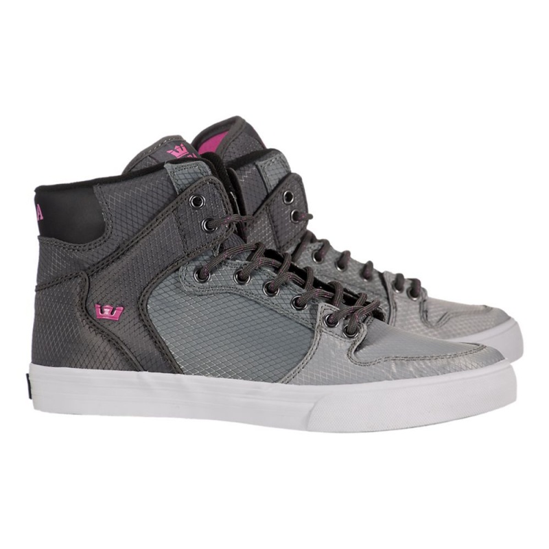 Altos Supra Vaider Hombre Grises Negros | CSYTW8034