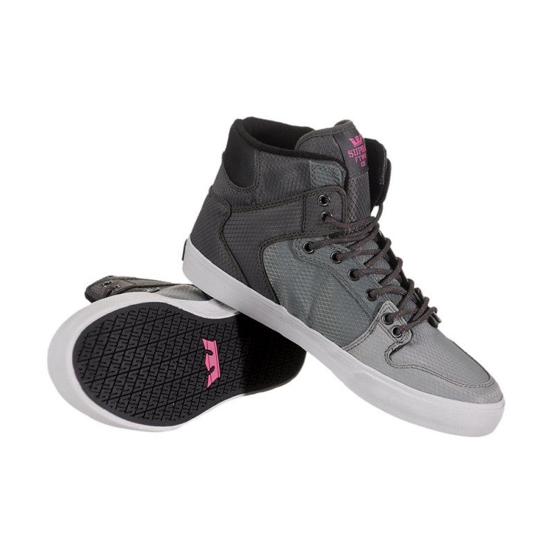 Altos Supra Vaider Hombre Grises Negros | CSYTW8034