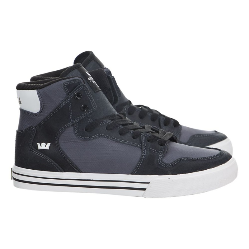 Altos Supra Vaider Hombre Grises Negros | JKQMH8571