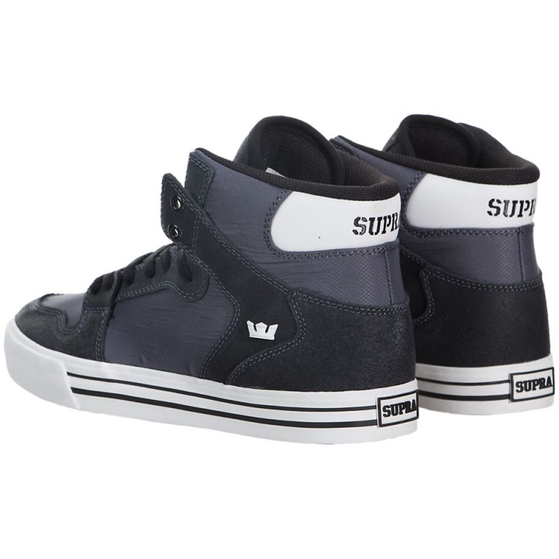 Altos Supra Vaider Hombre Grises Negros | JKQMH8571