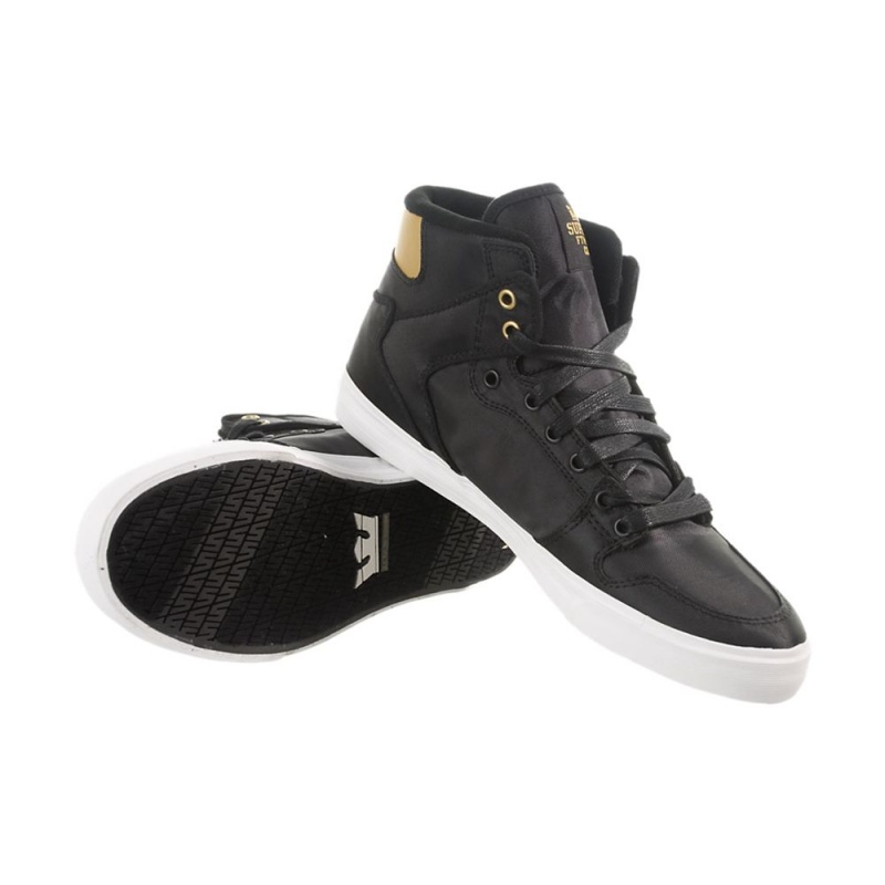 Altos Supra Vaider Hombre Negros Dorados | BIEZR8634