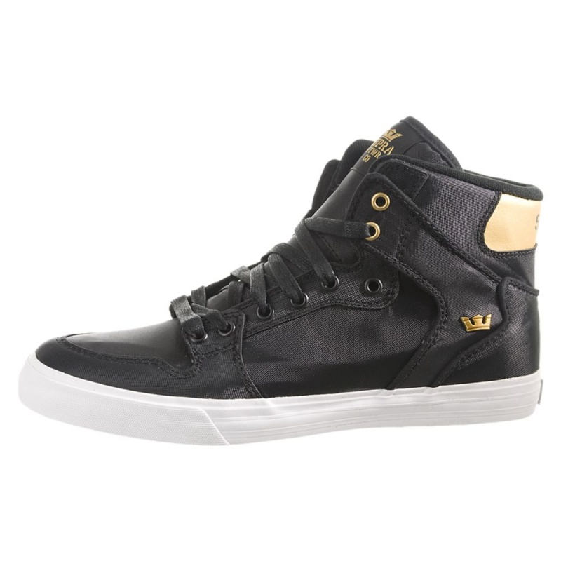 Altos Supra Vaider Hombre Negros Dorados | BIEZR8634