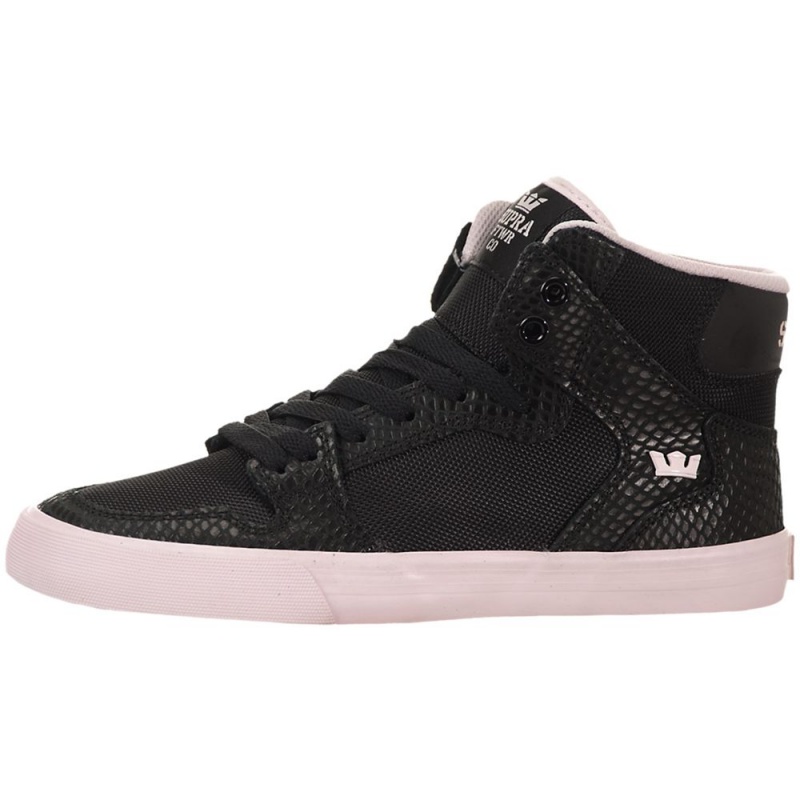 Altos Supra Vaider Mujer Negros Rosas | XVWUB9825