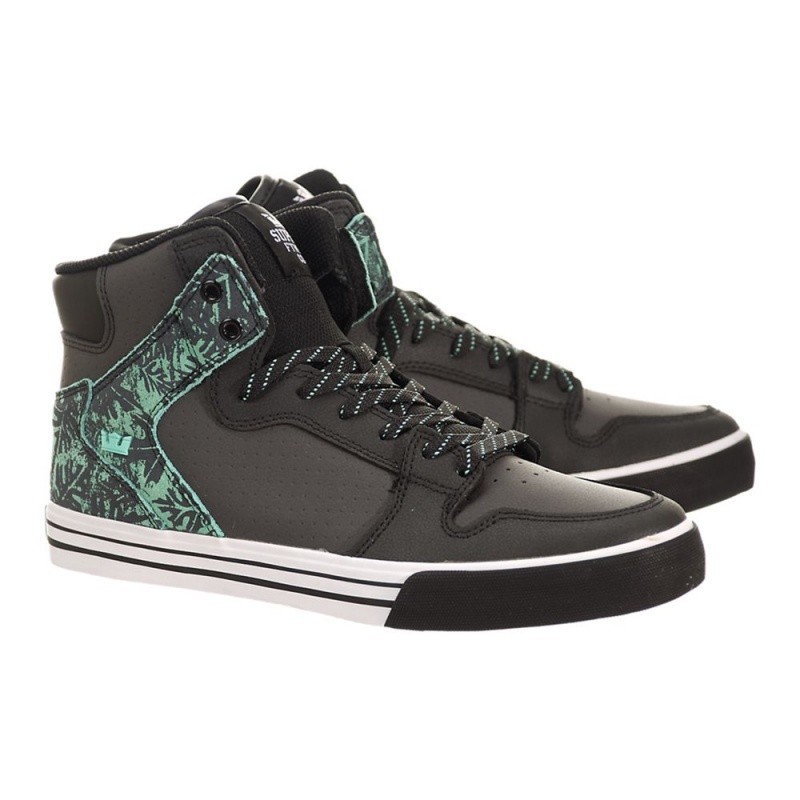 Altos Supra Vaider Mujer Negros Verdes | VJPLT6821