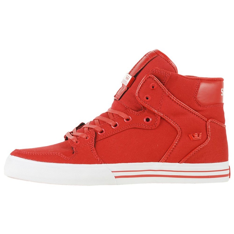 Altos Supra Vaider Mujer Rojos | WYHOD2304