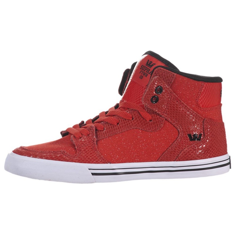 Altos Supra Vaider Mujer Rojos | ZOEPM1729