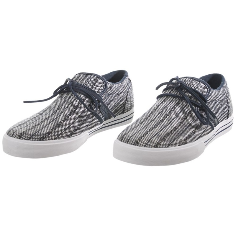 Bajos Supra Cuban 1.5 Hombre Azul Marino Blancos | DTHVI2980