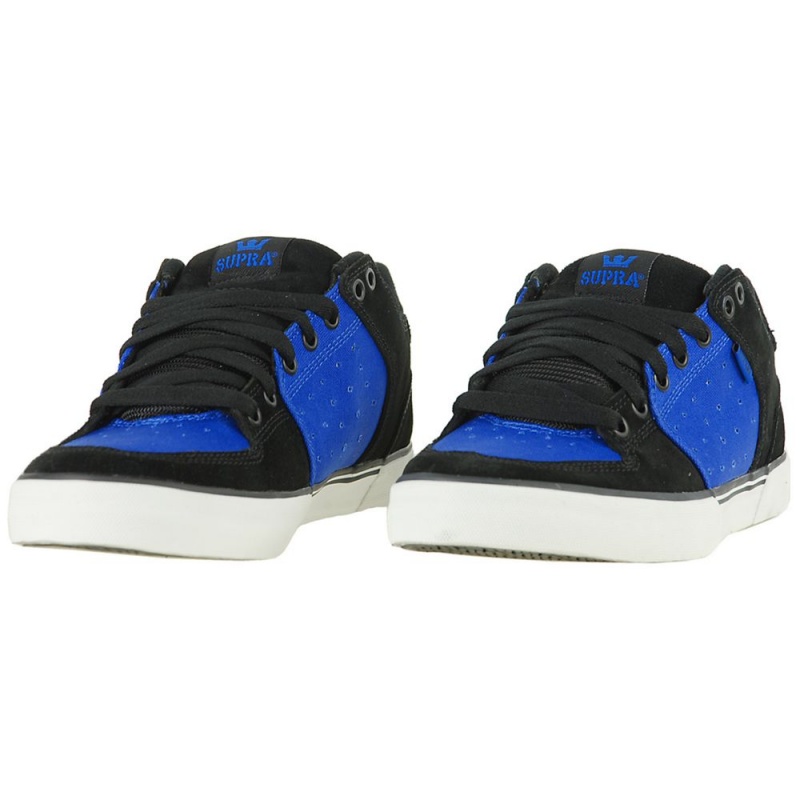 Bajos Supra EE Vega Hombre Azules Negros | NHRGK5128