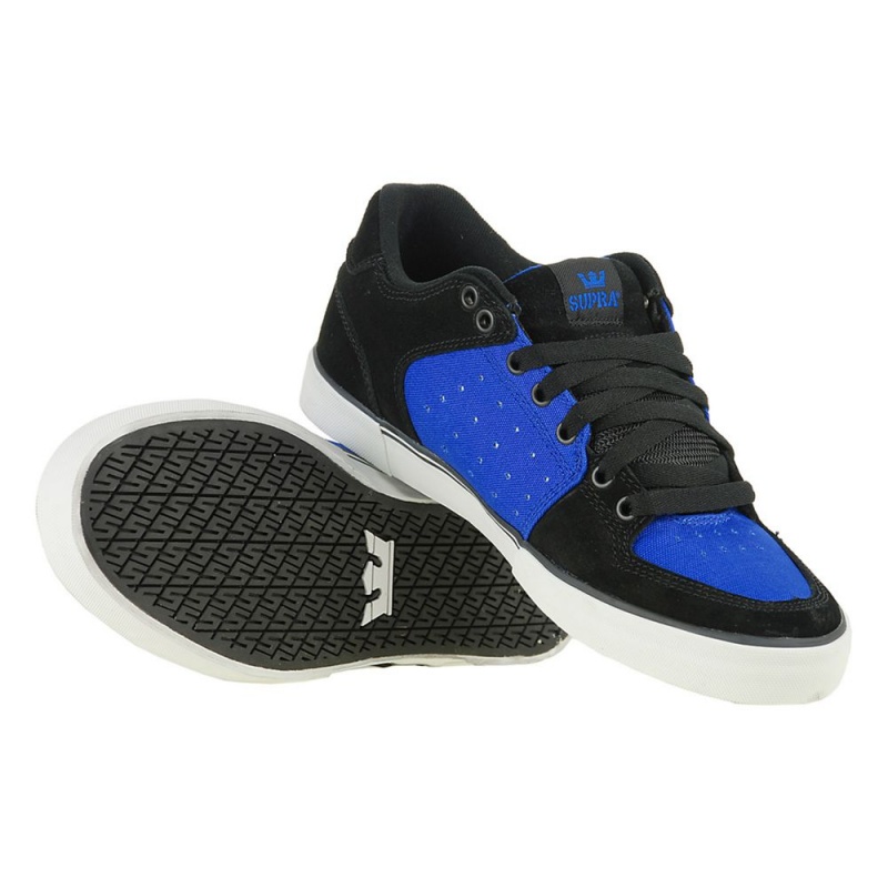 Bajos Supra EE Vega Hombre Azules Negros | NHRGK5128