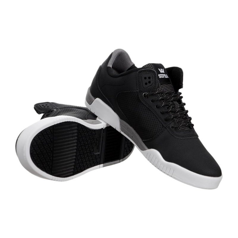 Bajos Supra Ellington Hombre Negros | HUYOE1450