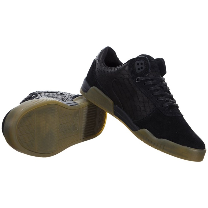 Bajos Supra Ellington Hombre Negros | OQUML8670