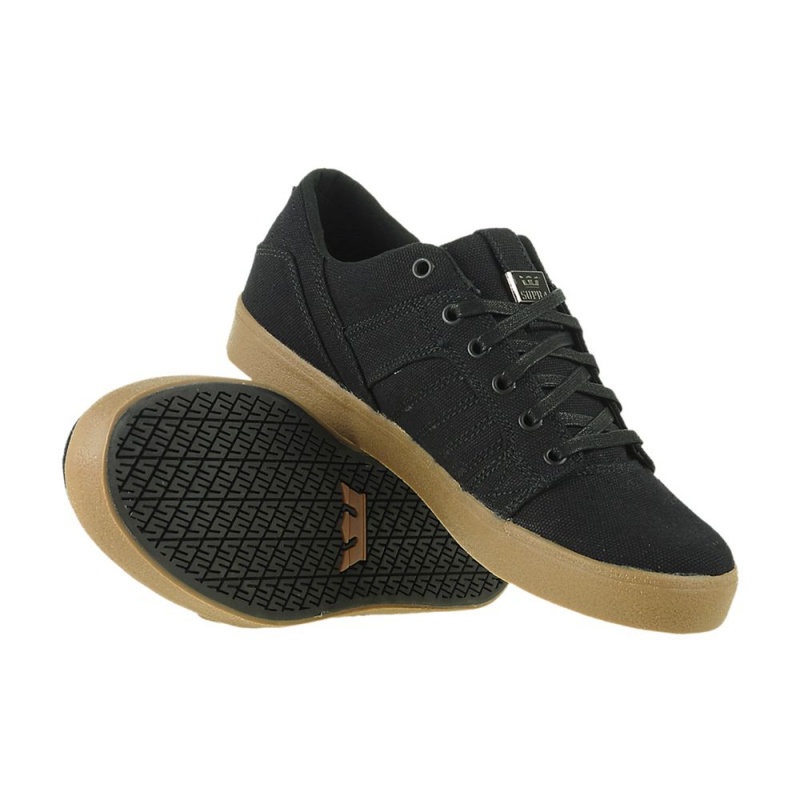 Bajos Supra SkyLow 1.5 Hombre Negros | NVDGO0273