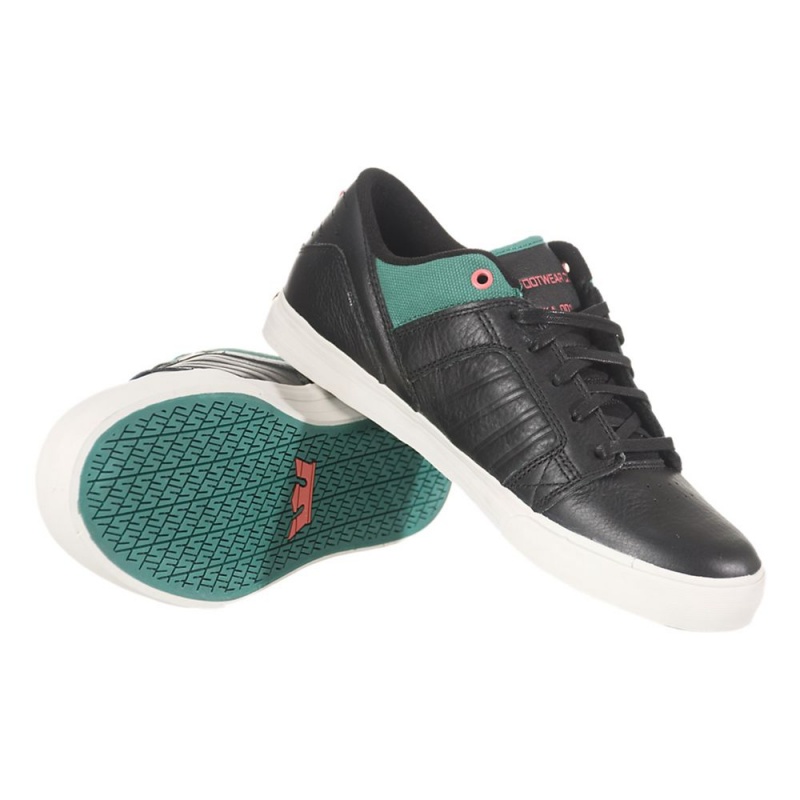 Bajos Supra SkyTop Low Hombre Negros | EIDPG2916