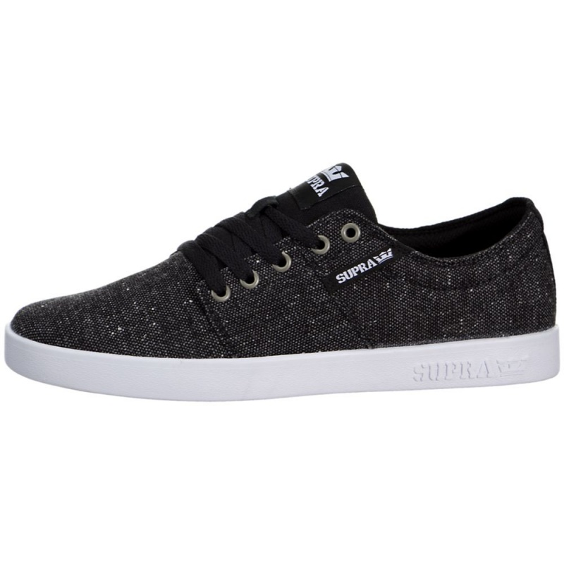 Bajos Supra Stacks II Mujer Grises | PDYVU9014