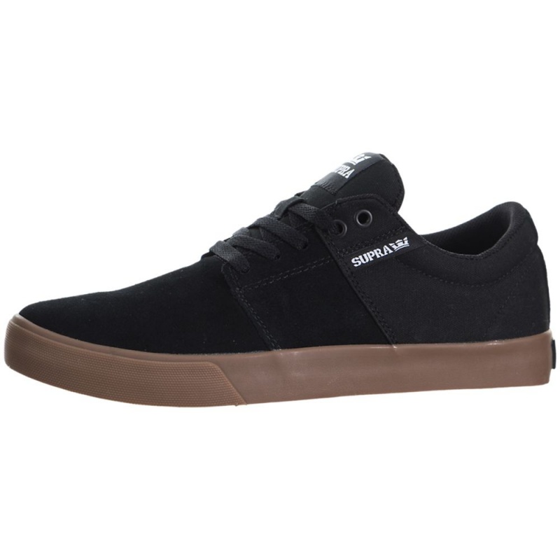 Bajos Supra Stacks Vulc II Hombre Negros | IYCLJ3167