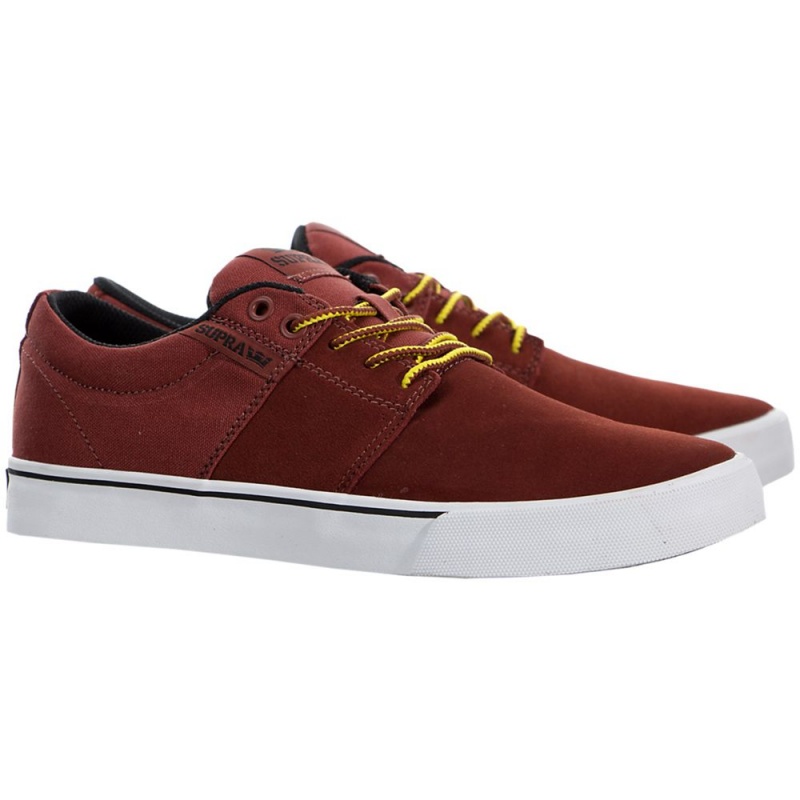 Bajos Supra Stacks Vulc II Hombre Rojos | BPMUE7698