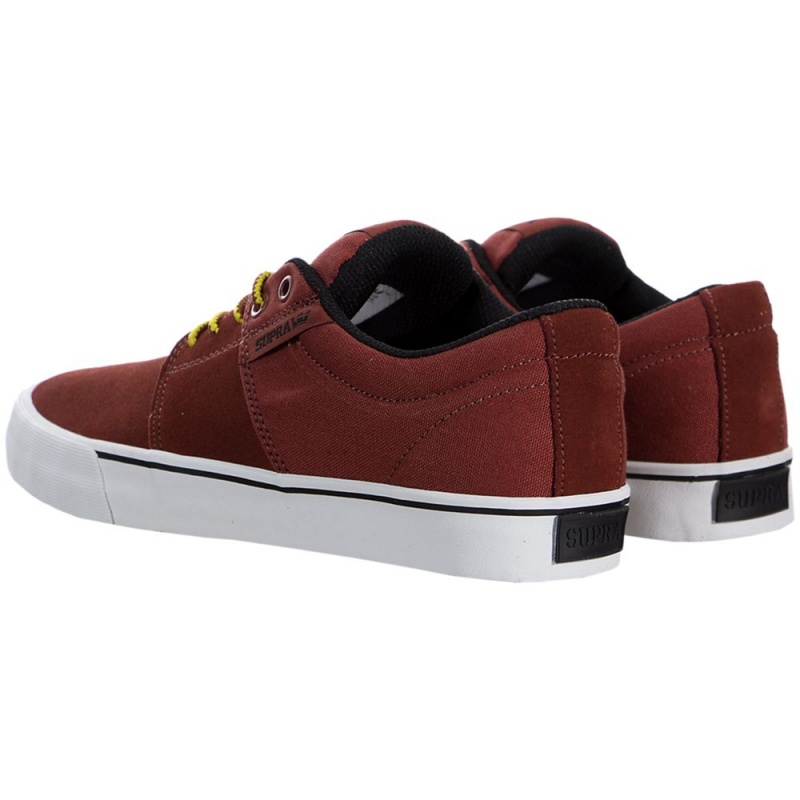 Bajos Supra Stacks Vulc II Hombre Rojos | BPMUE7698