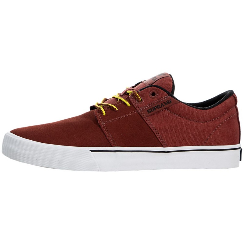 Bajos Supra Stacks Vulc II Hombre Rojos | BPMUE7698