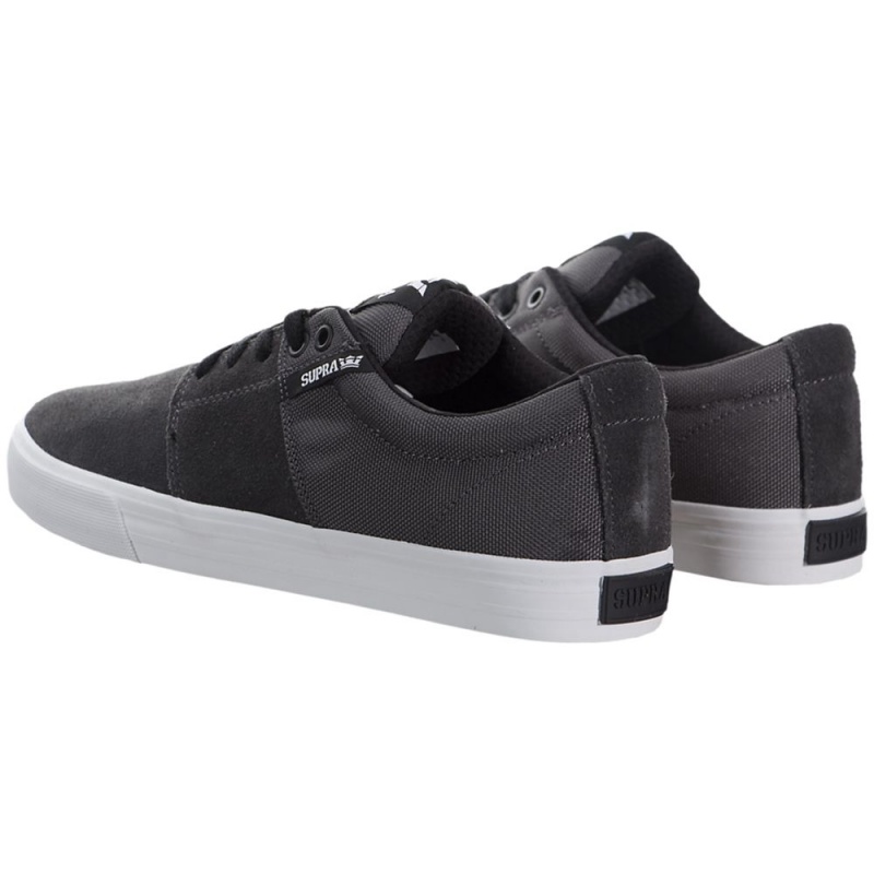 Bajos Supra Stacks Vulc II Mujer Grises | NJETL5673