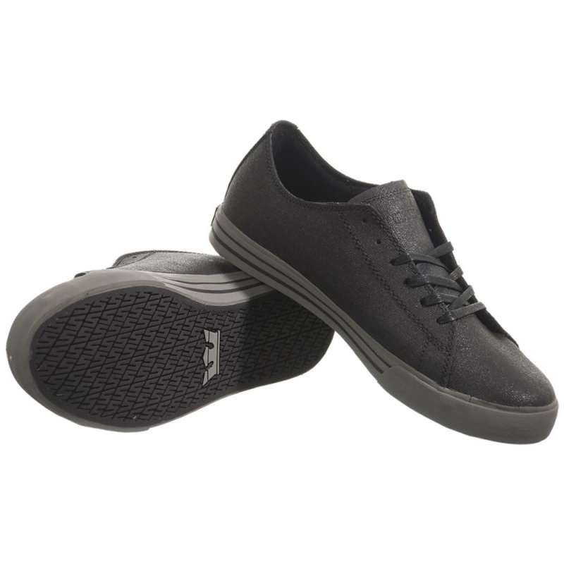 Bajos Supra Thunder Low Mujer Negros | GJNOM2548