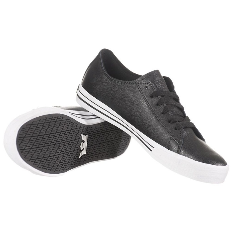 Bajos Supra Thunder Low Mujer Negros | YZPFW1347