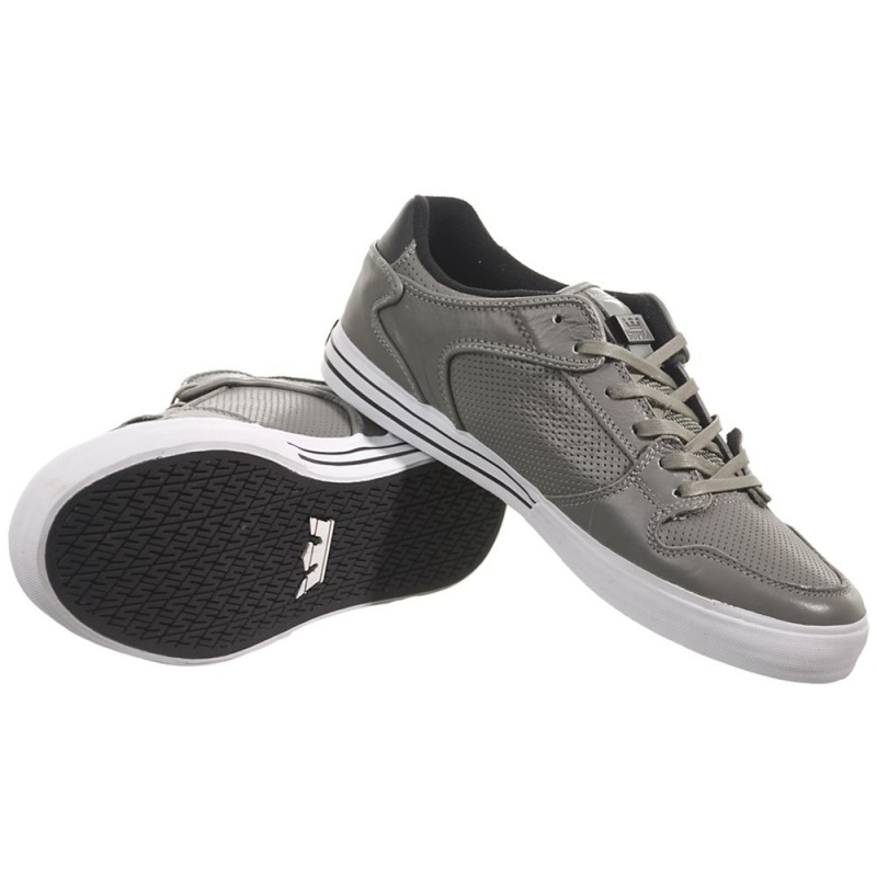 Bajos Supra Vaider Low Hombre Grises | RGKLO4396