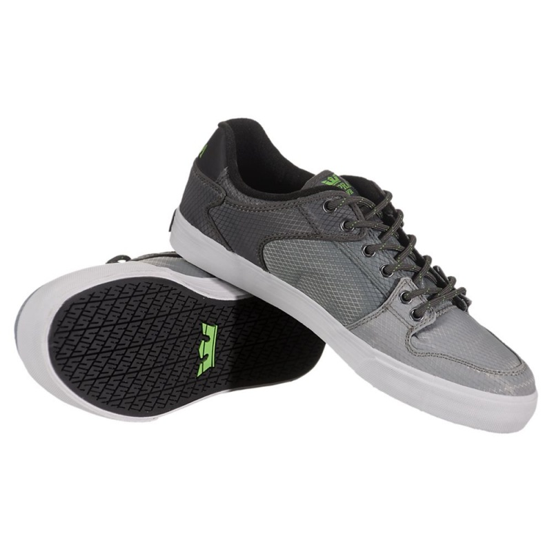 Bajos Supra Vaider Low Hombre Grises | TRKLN1924