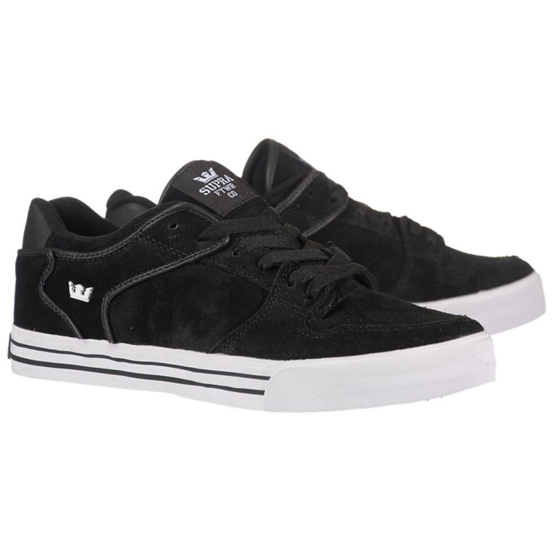 Bajos Supra Vaider Low Hombre Negros | WGNMU4028