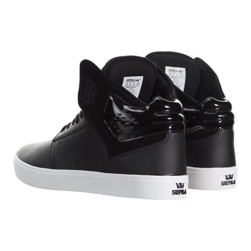 Tenis Skate Supra Atom Hombre Negros | IEGLC4612