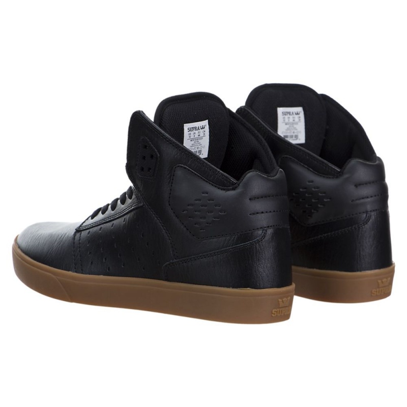 Tenis Skate Supra Atom Hombre Negros | MXIPD2156