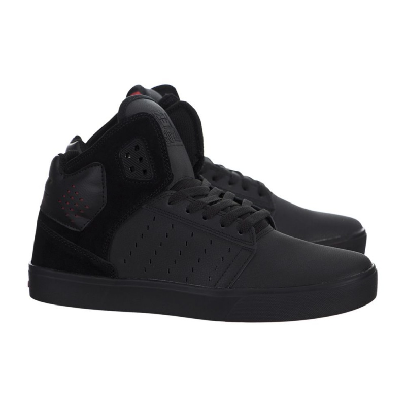 Tenis Skate Supra Atom Hombre Negros | OFIUQ6405