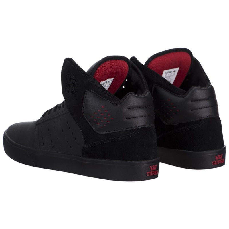 Tenis Skate Supra Atom Hombre Negros | OFIUQ6405