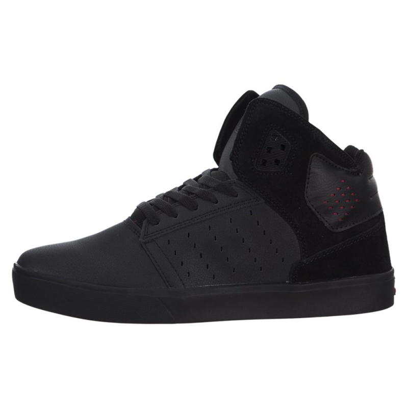 Tenis Skate Supra Atom Hombre Negros | OFIUQ6405