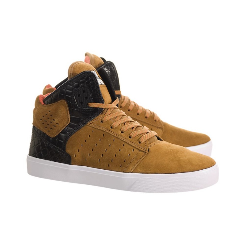 Tenis Skate Supra Atom Mujer Marrom | DWVQS5804