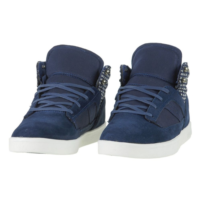 Tenis Skate Supra Bandit Hombre Azul Marino | HWSMU3516