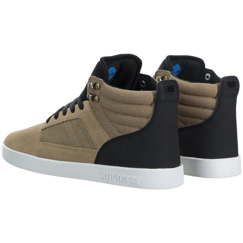 Tenis Skate Supra Bandit Hombre Kaki | DWROE9287