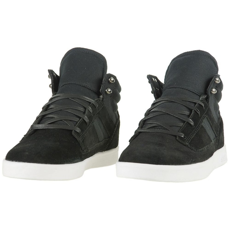 Tenis Skate Supra Bandit Mid Hombre Negros | GISLV6785