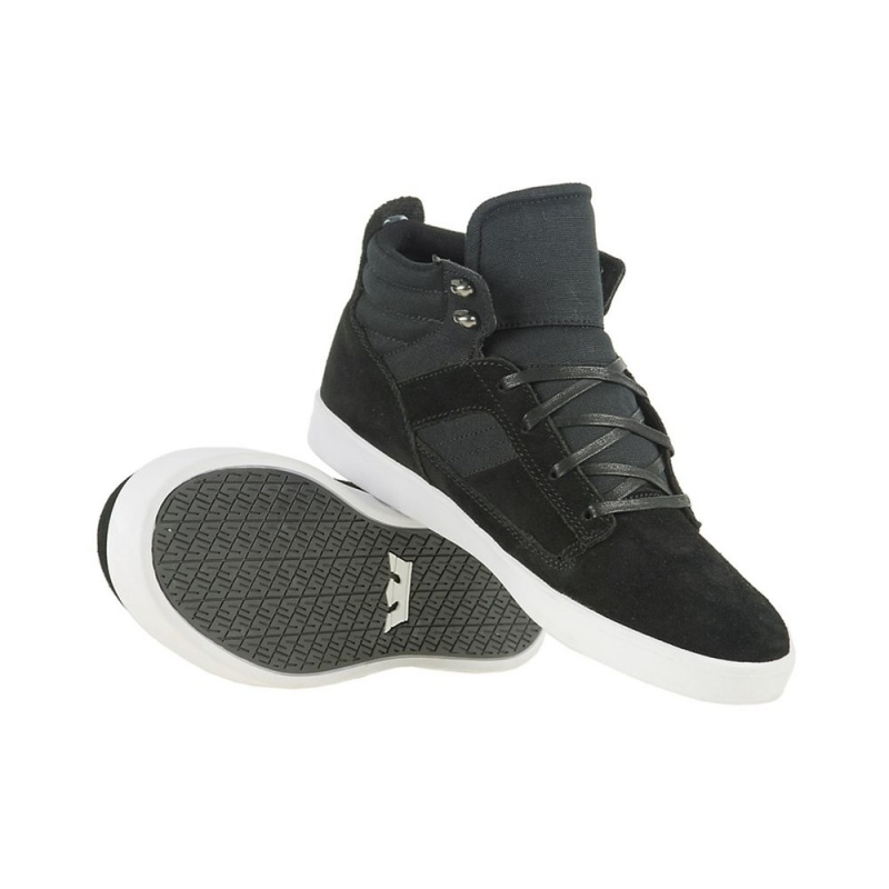 Tenis Skate Supra Bandit Mid Hombre Negros | GISLV6785