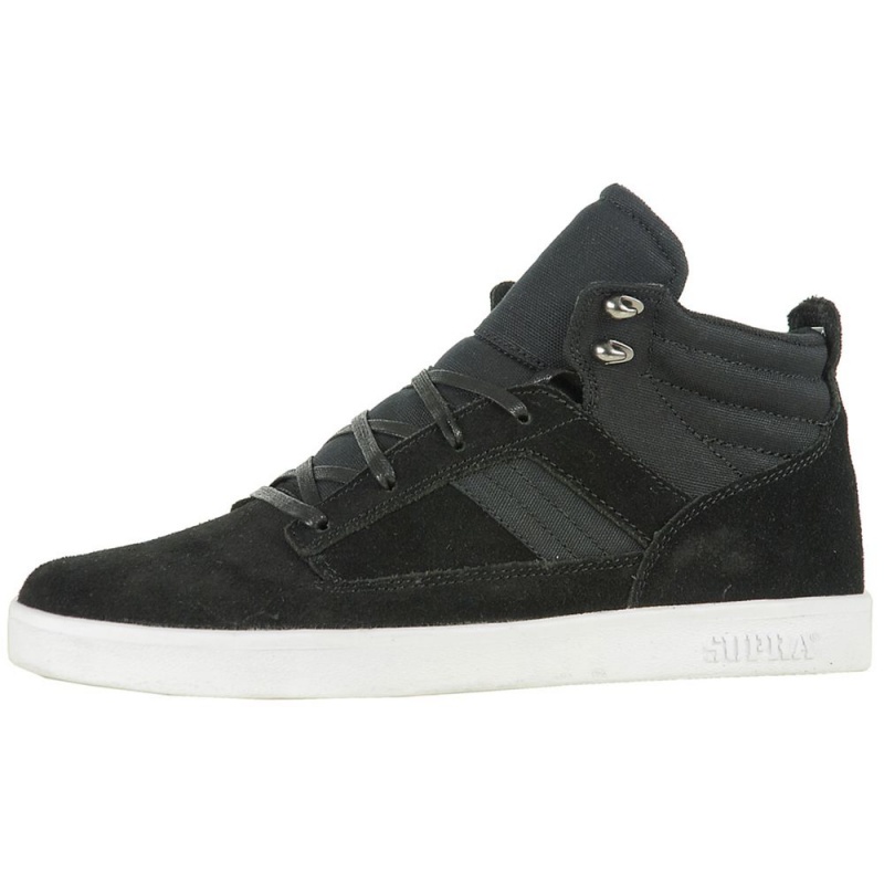 Tenis Skate Supra Bandit Mid Hombre Negros | GISLV6785