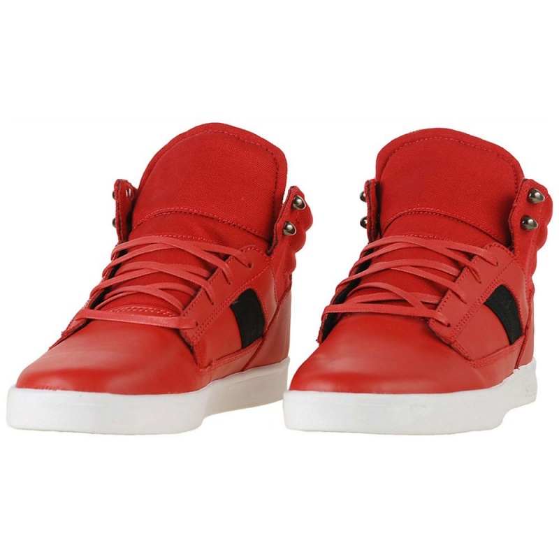 Tenis Skate Supra Bandit Mid Hombre Rojos | ZRMOA2641