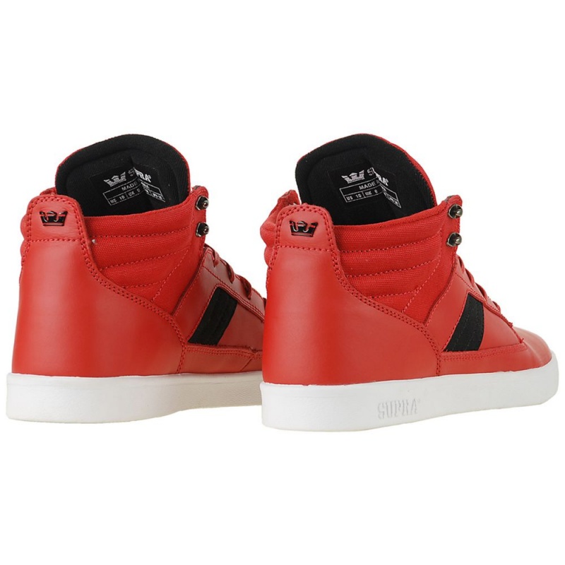 Tenis Skate Supra Bandit Mid Hombre Rojos | ZRMOA2641