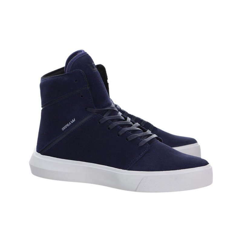 Tenis Skate Supra Camino Hombre Azul Marino | OSUCT9205