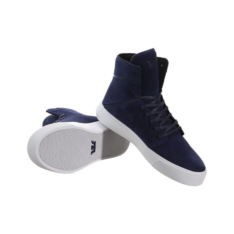 Tenis Skate Supra Camino Hombre Azul Marino | OSUCT9205