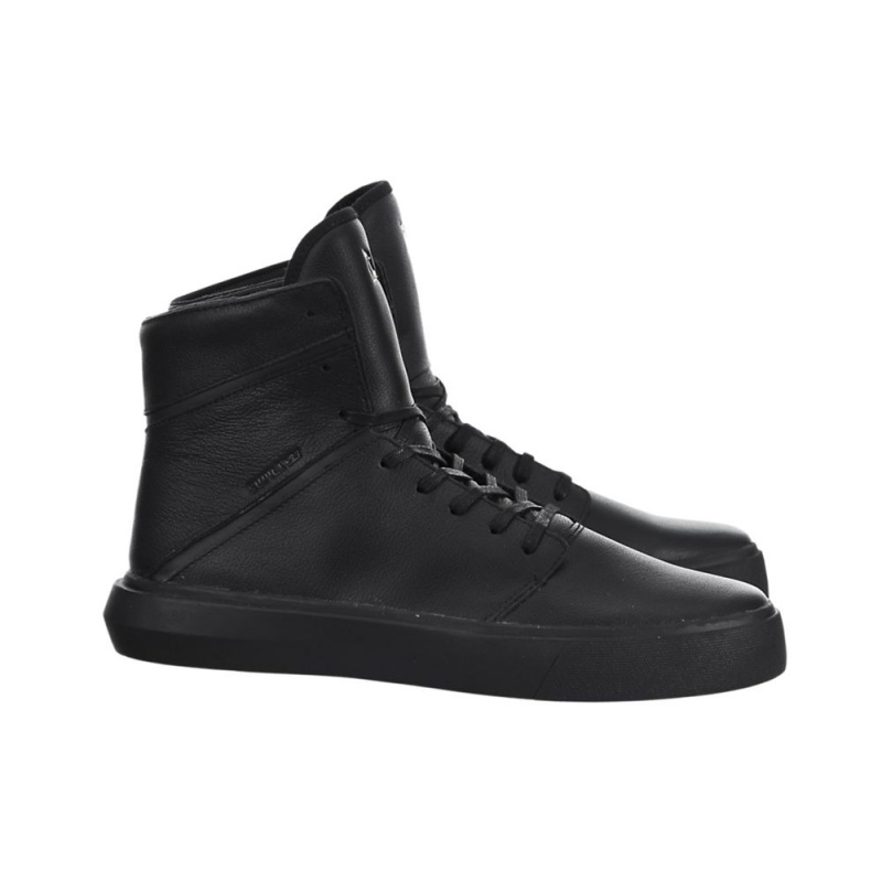 Tenis Skate Supra Camino Hombre Negros | ETHID2145