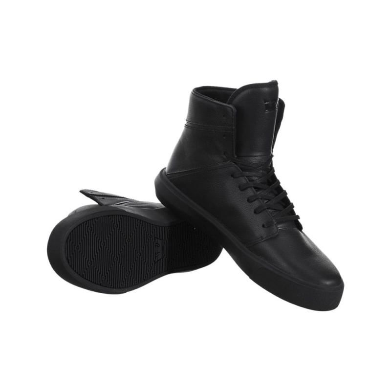 Tenis Skate Supra Camino Hombre Negros | ETHID2145