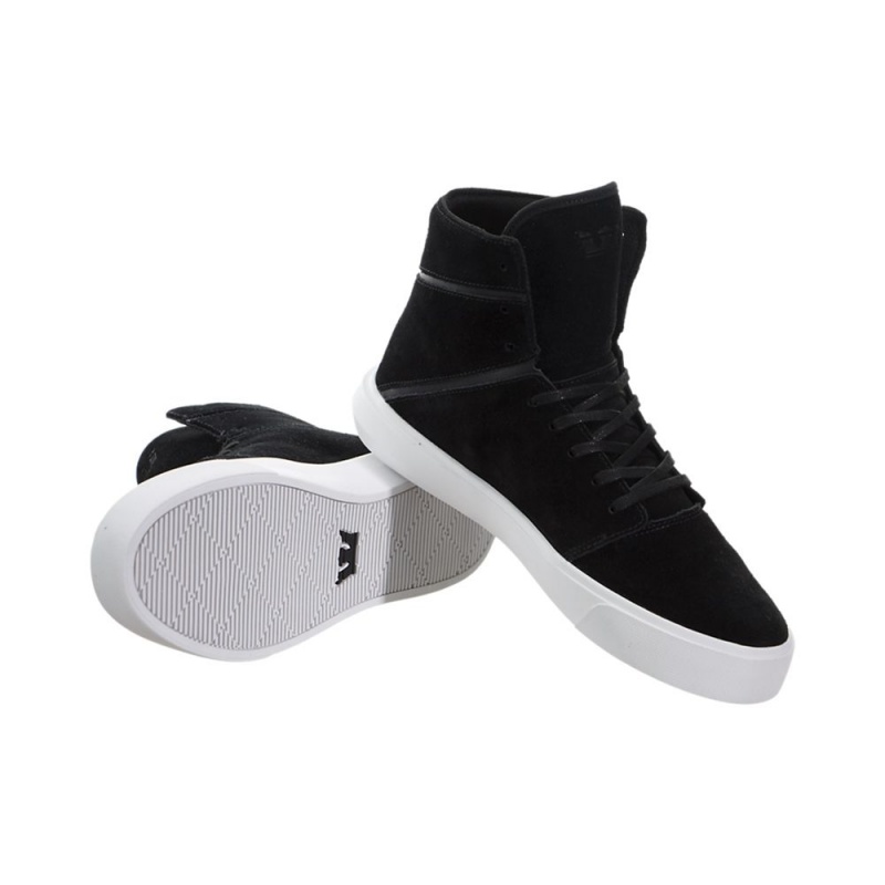 Tenis Skate Supra Camino Hombre Negros | GIRNH5416