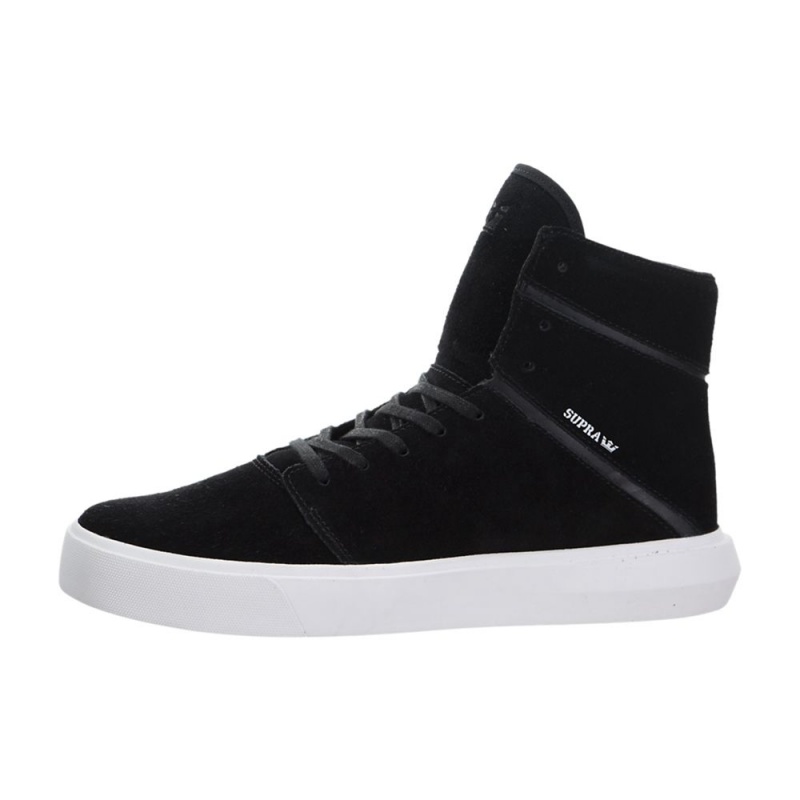 Tenis Skate Supra Camino Hombre Negros | GIRNH5416