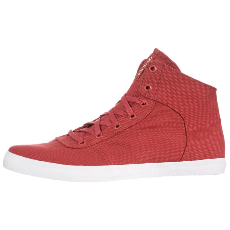 Tenis Skate Supra Cuttler Hombre Rojos | ZIFCE7095